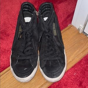 Black Suede High Top Golden Goose